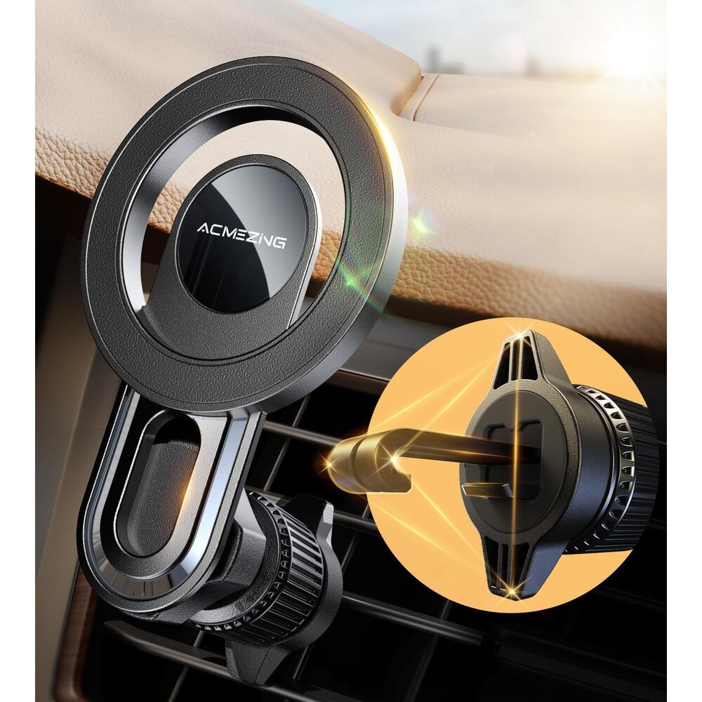 New Magnetic Rotating Car Phone Holder